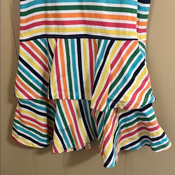 Hanna Andersson Casual Colorful Cotton Striped Sleeveless Sundress Size 8|130cm - Picture 3 of 7
